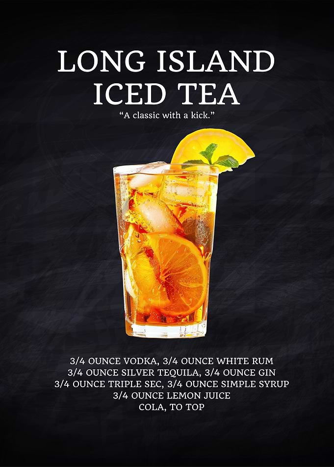 Long Island Iced Tea Cocktail Recipe