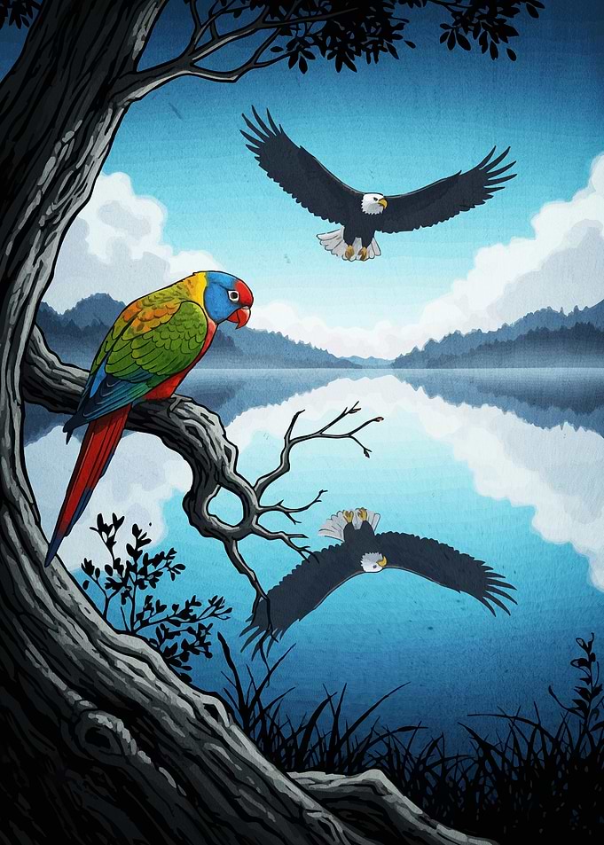Parrot and Eagles Lake