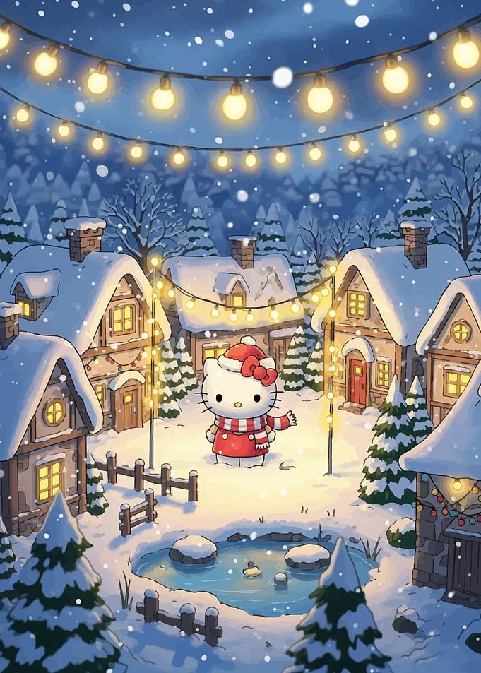 Hello Kitty Winter Village