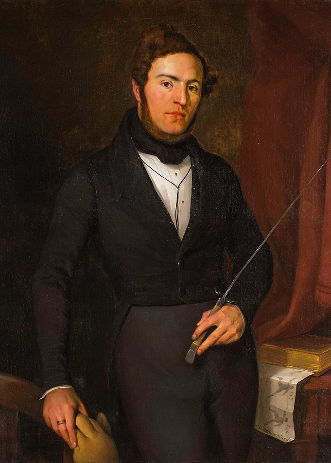 Portrait of a Man with Foil