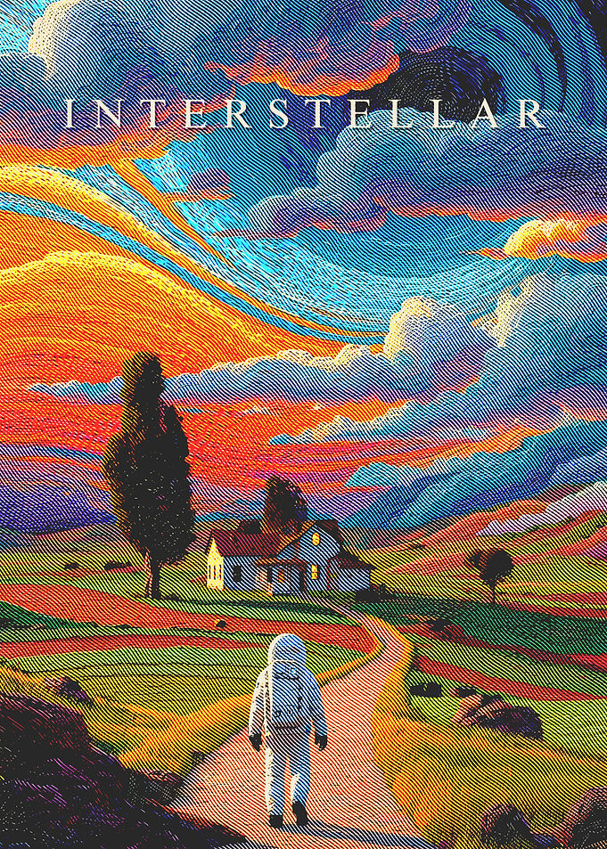 Interstellar Movie Poster Art