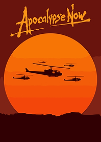 Apocalypse Now helicopters sunset poster