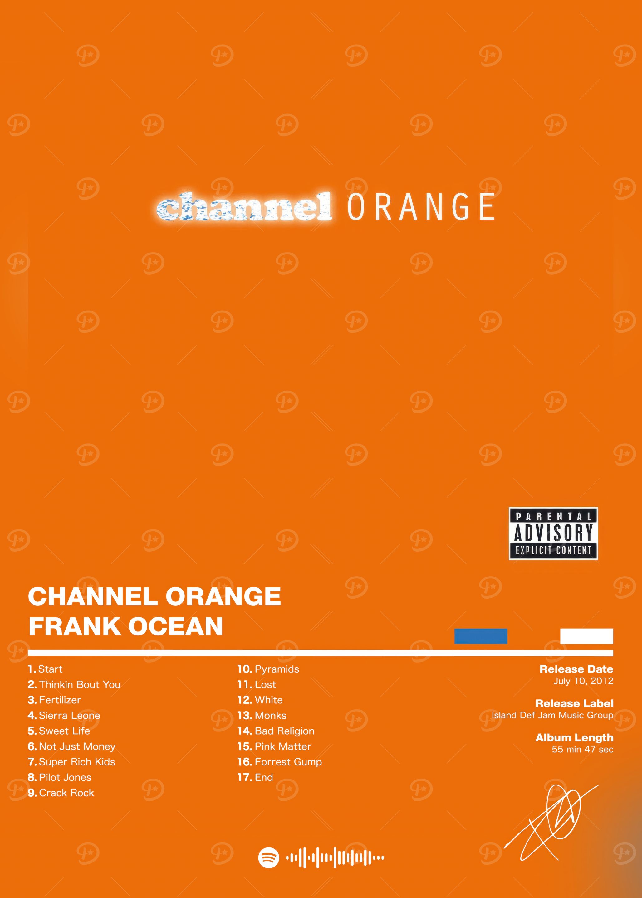 Frank Ocean - channel ORANGE