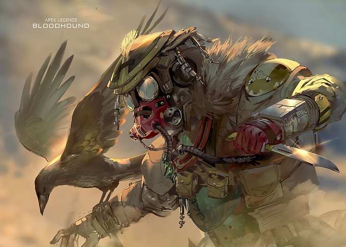 Apex Legends Bloodhound with Raven