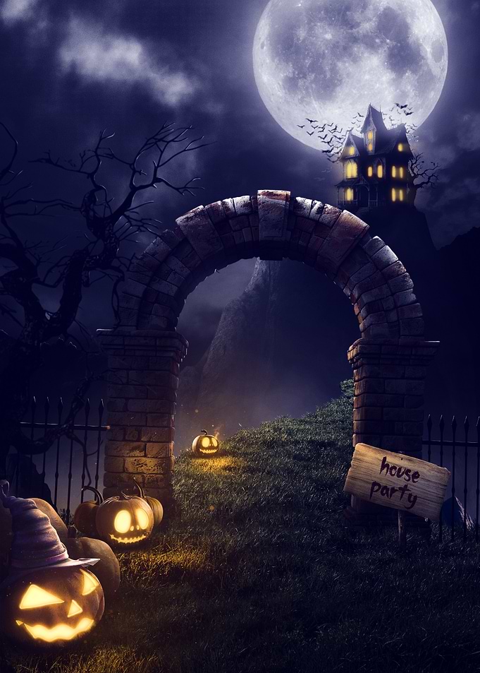 Enchanted Halloween Night: Full Moon & Manor