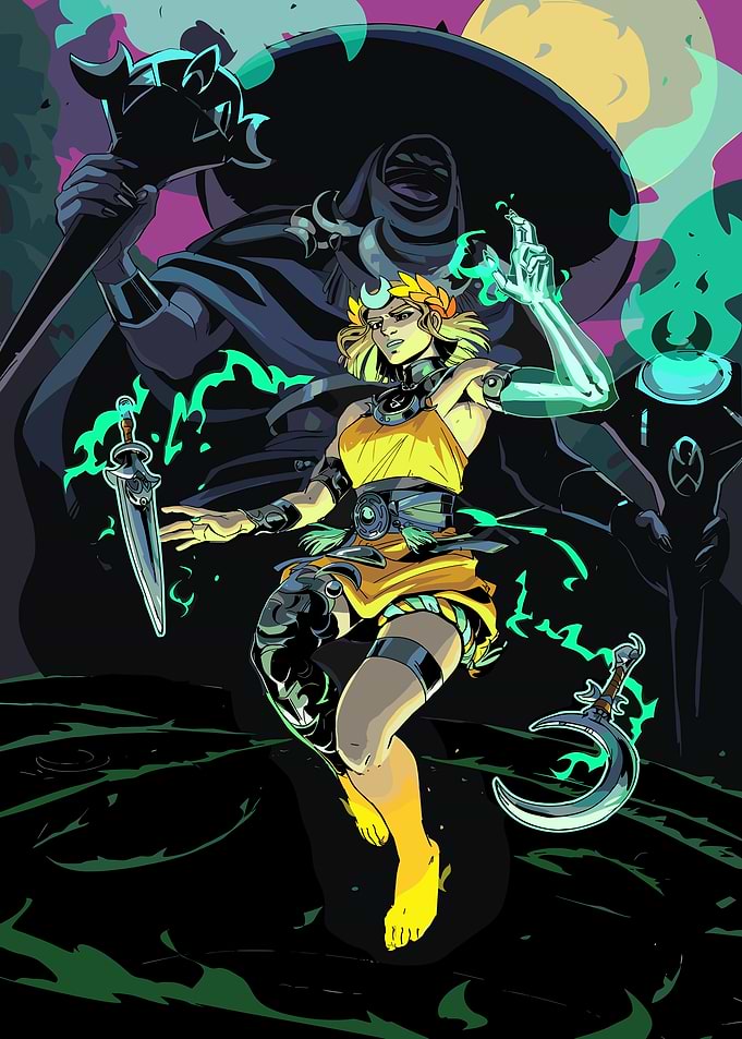 Hades Game Character Illustration