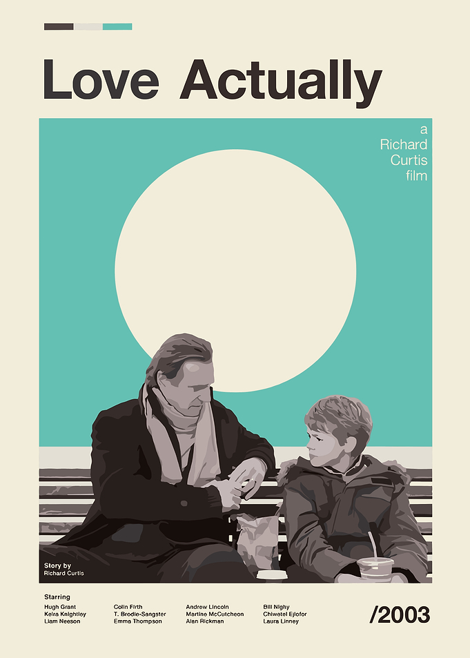 Love Actually Minimalist Movie Poster