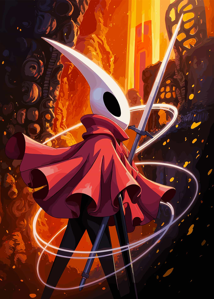Hornet from Hollow Knight fan art