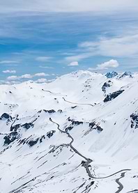 Snowy Mountain Road