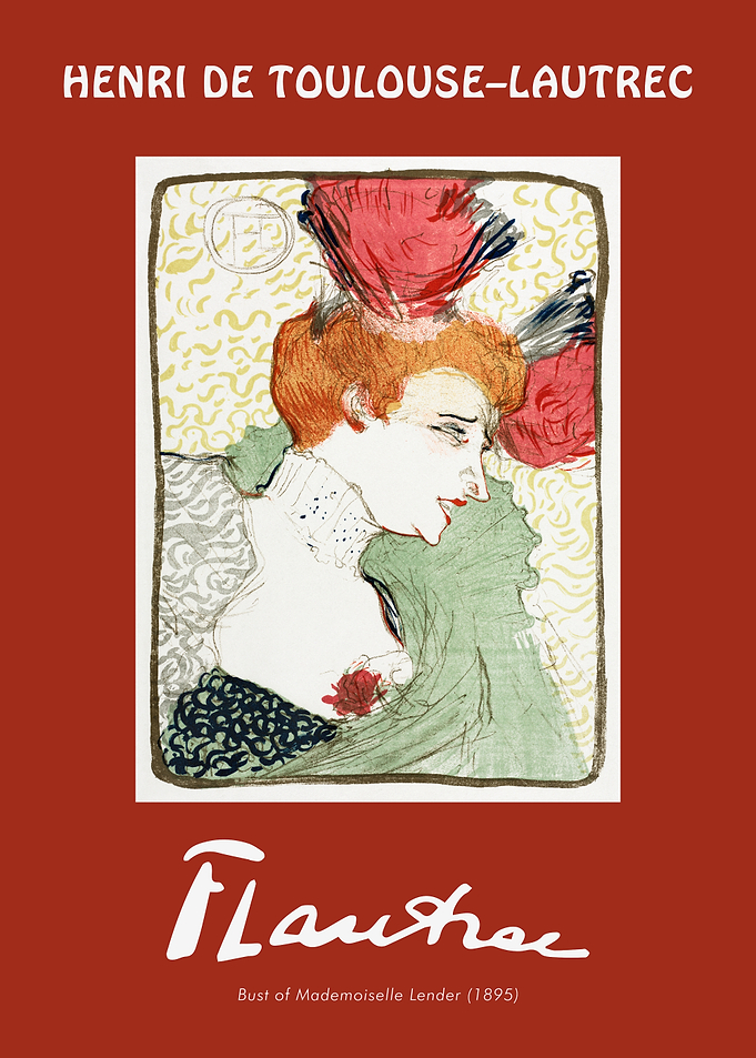 Henri de Toulouse-Lautrec Flautrec Poster