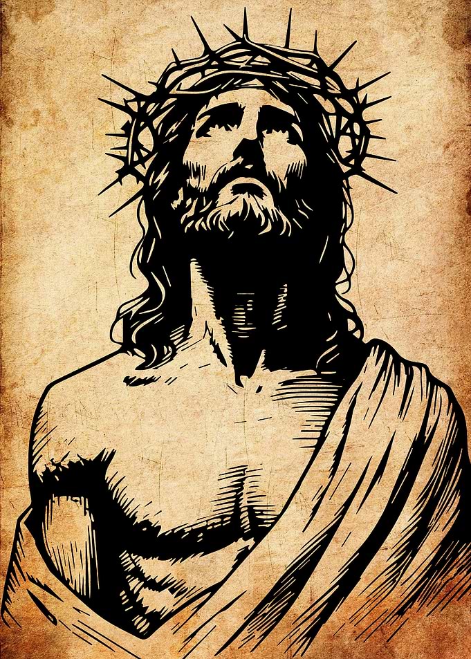 Jesus Christ with Crown of Thorns