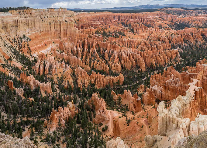 Bryce Canyon National Park aerial view
