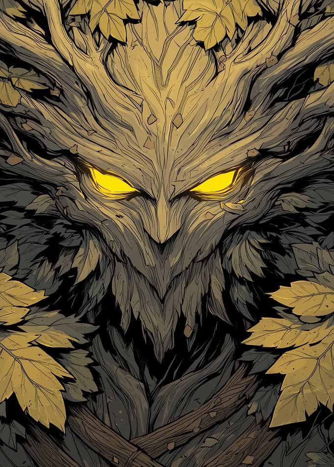 Tree Ent with Glowing Eyes