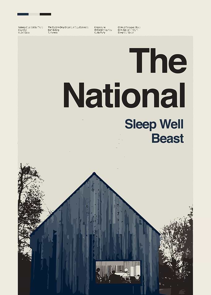 The National - Sleep Well Beast Poster