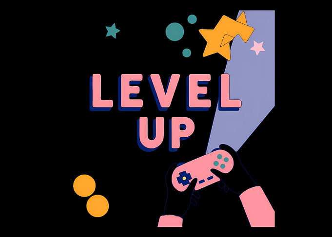 Level Up Gaming Illustration