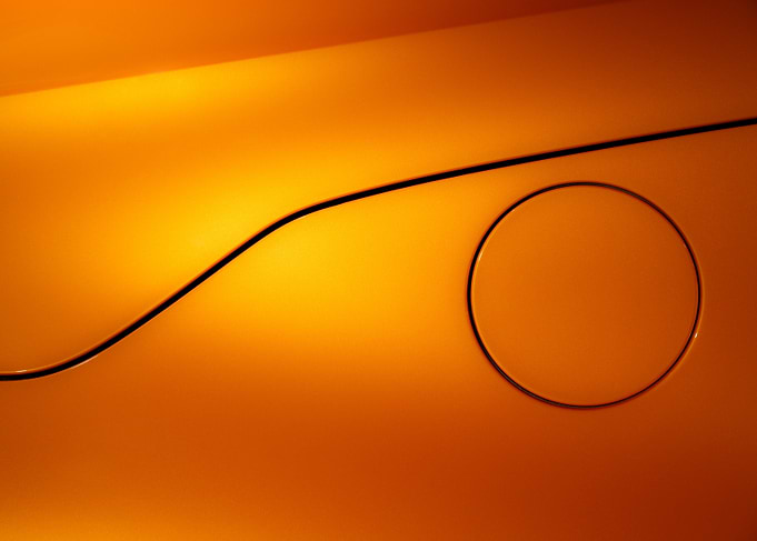 Orange Car Detail