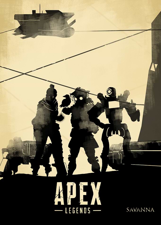 Apex Legends Silhouette Poster