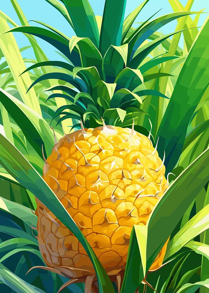Pineapple in the Field