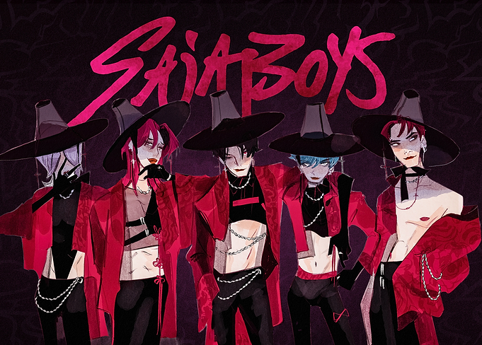 SAJA BOYS: Edgy K-Pop Aesthetic