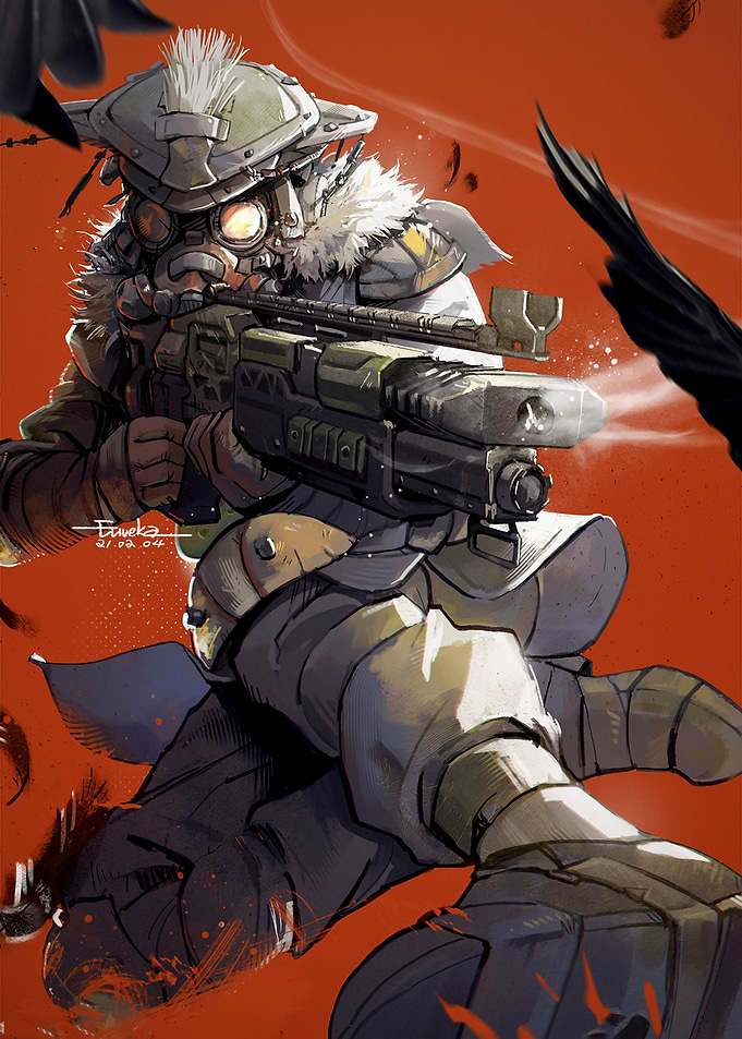 Bloodhound Apex Legends Fan Art
