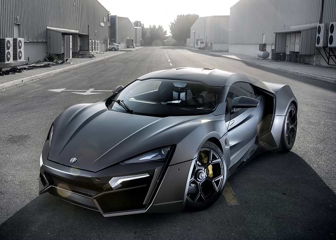 Lykan Hypersport on the Road