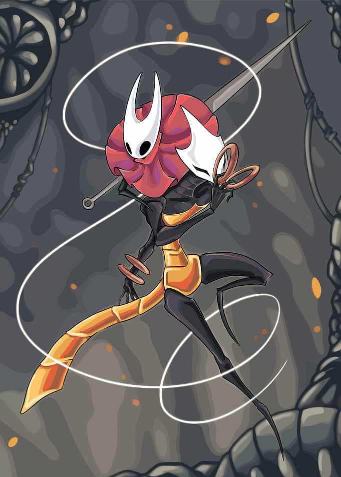 Hollow Knight Hornet and The Knight