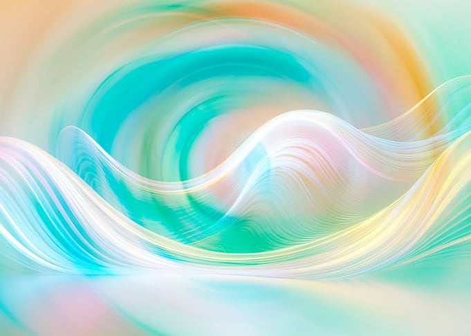 Abstract Swirls of Color