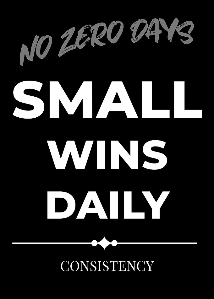 No Zero Days: Motivational Text Art