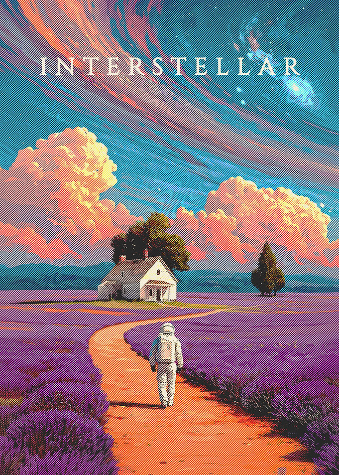 Interstellar: Astronaut in Lavender Field