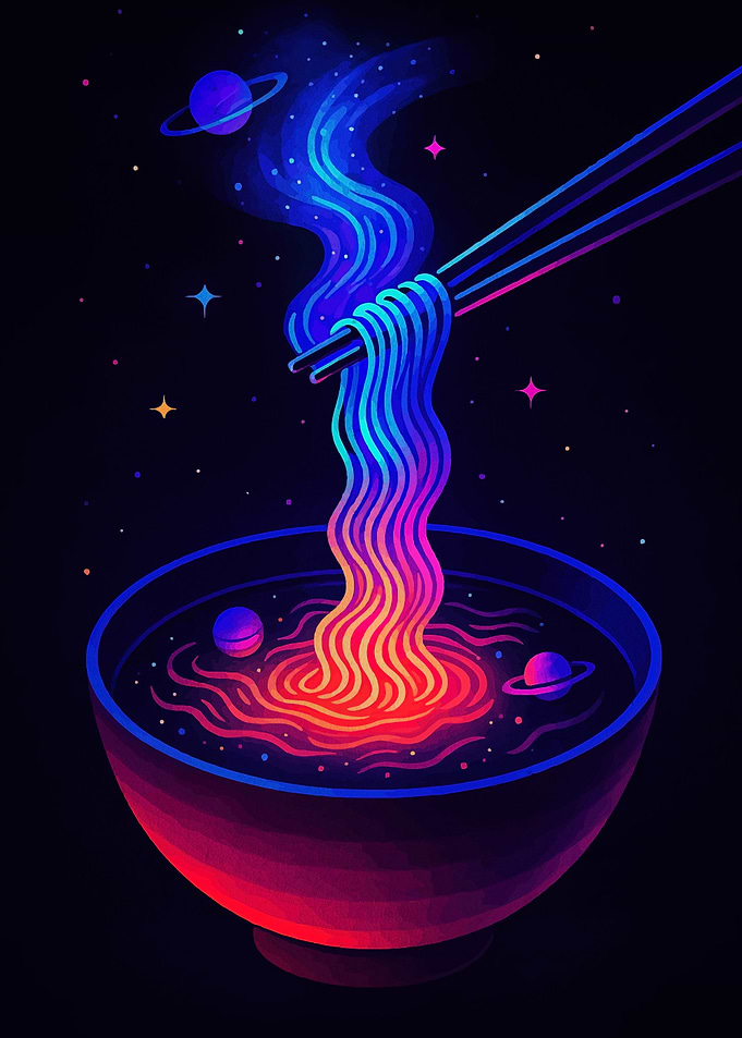 Cosmic Ramen Bowl