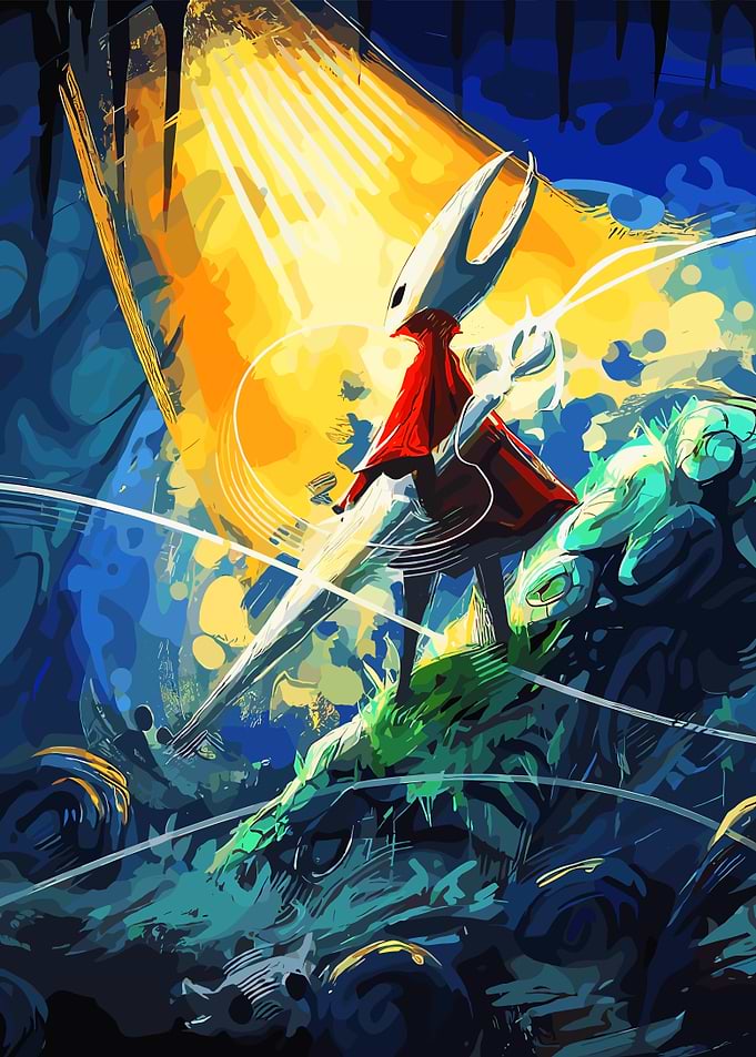 Hollow Knight: Hornet in Deepnest
