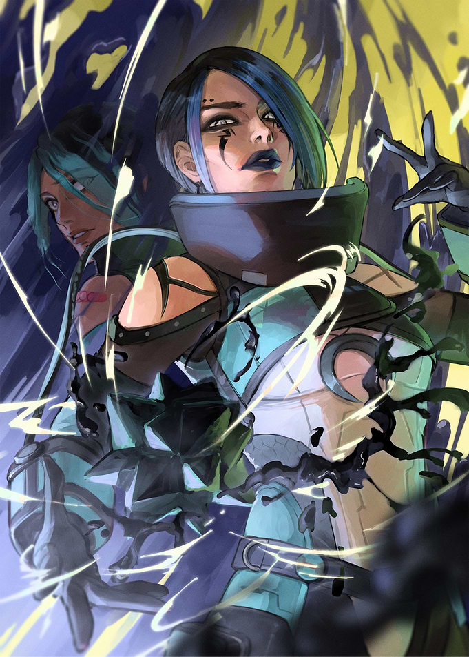 Apex Legends Wraith character art