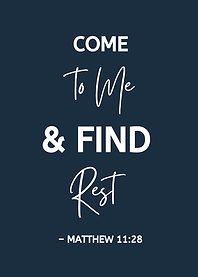 Come to Me and Find Rest