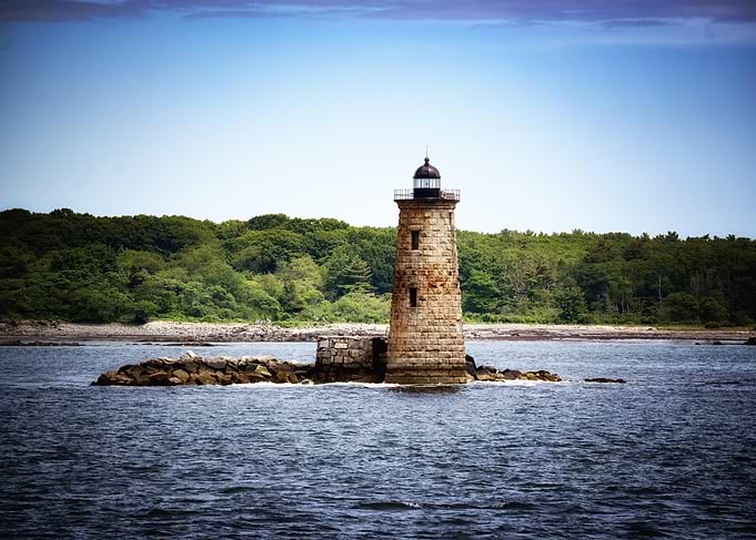 Lighthouse on Rocky Island