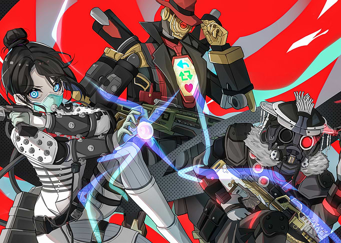 Apex Legends characters digital art