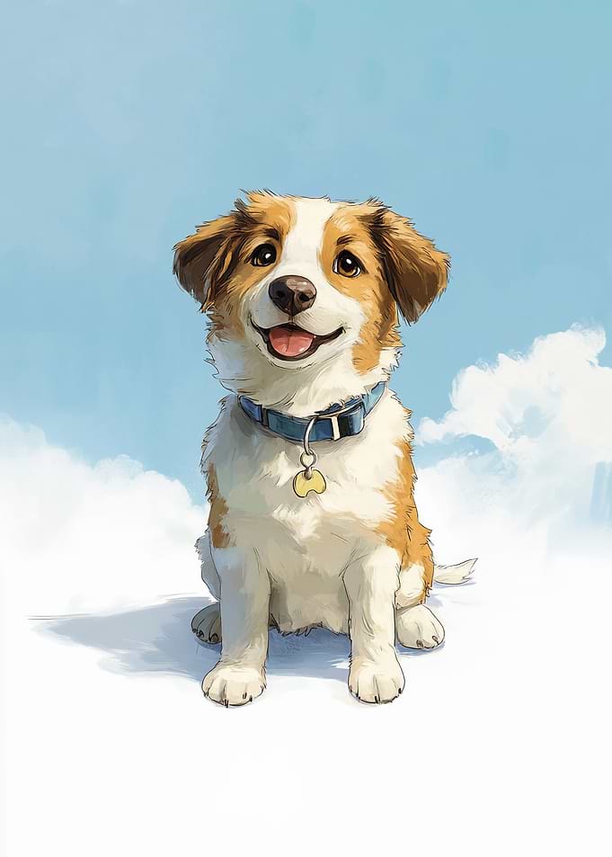 Happy Dog Portrait