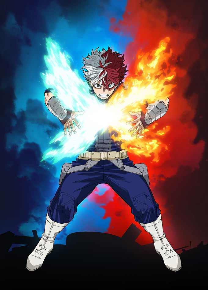 Shoto Todoroki: Dual Power Unleashed