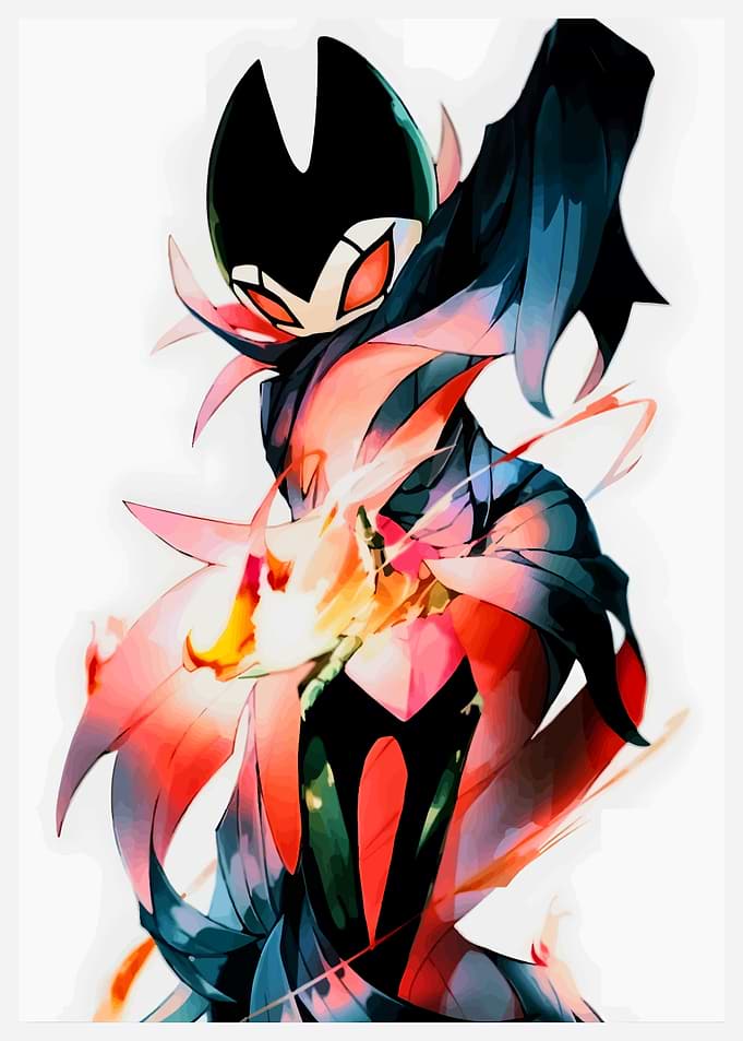 Grimm from Hollow Knight digital art