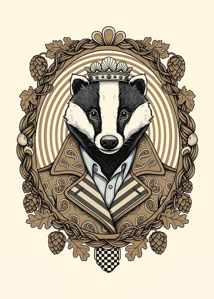 Autumn Badger Royalty