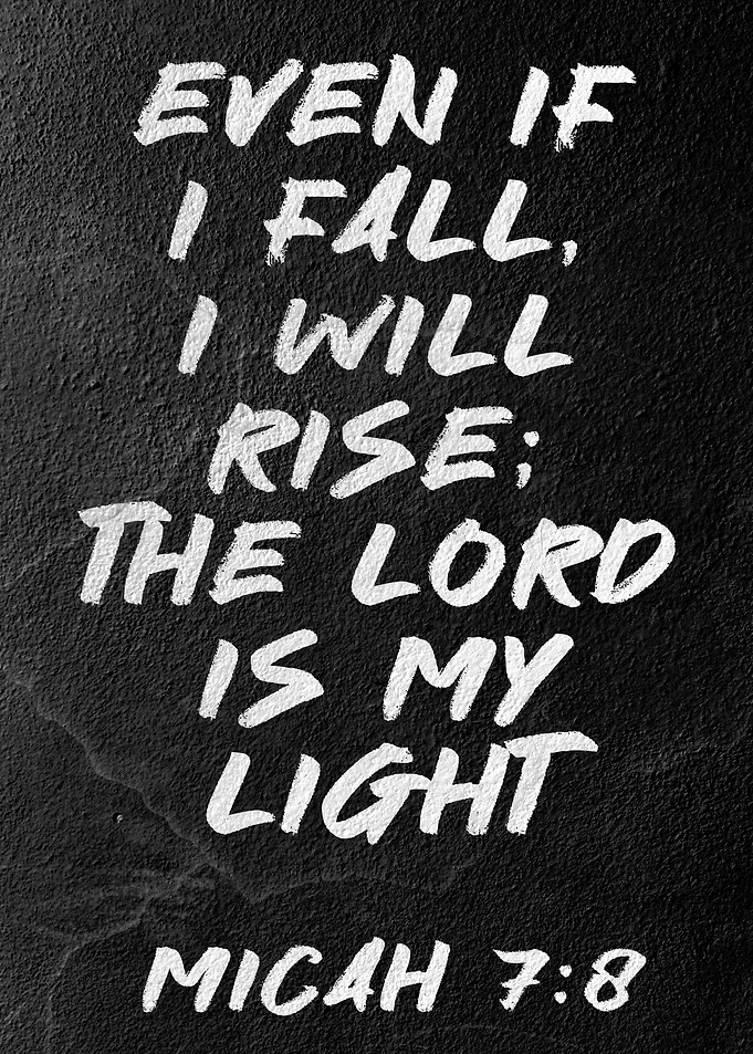 Inspirational Quote on Dark Background