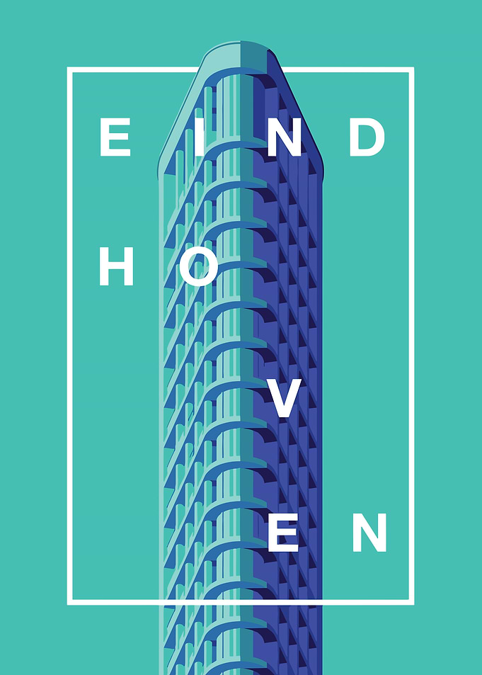 Eindhoven Building Minimalist Art