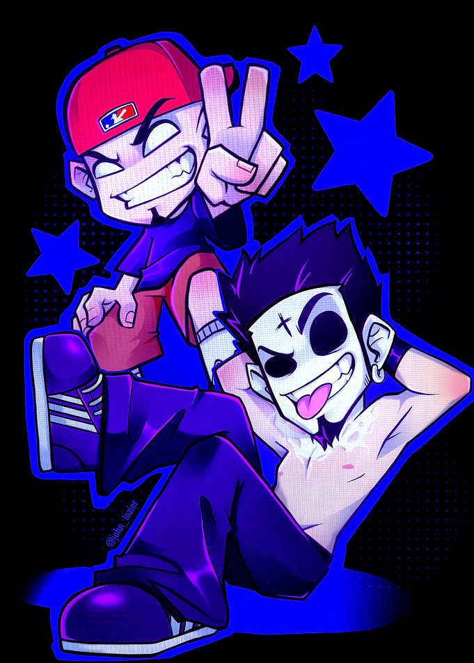 Limpbizkit Cartoon Duo with Attitude