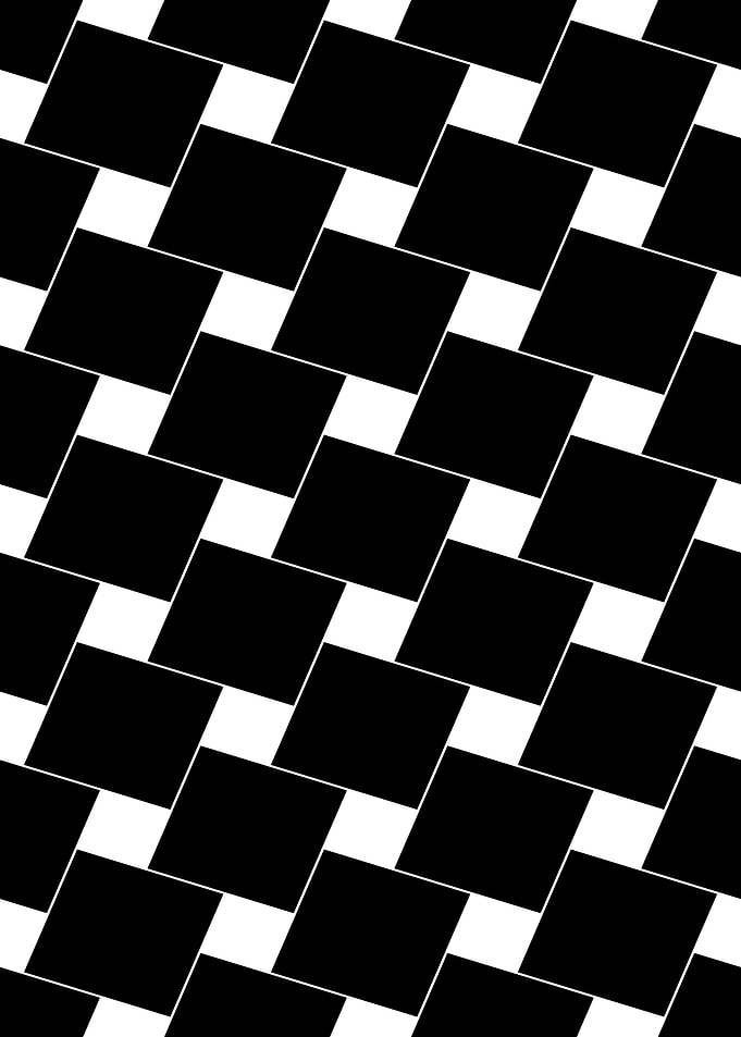 Black and White Square Pattern