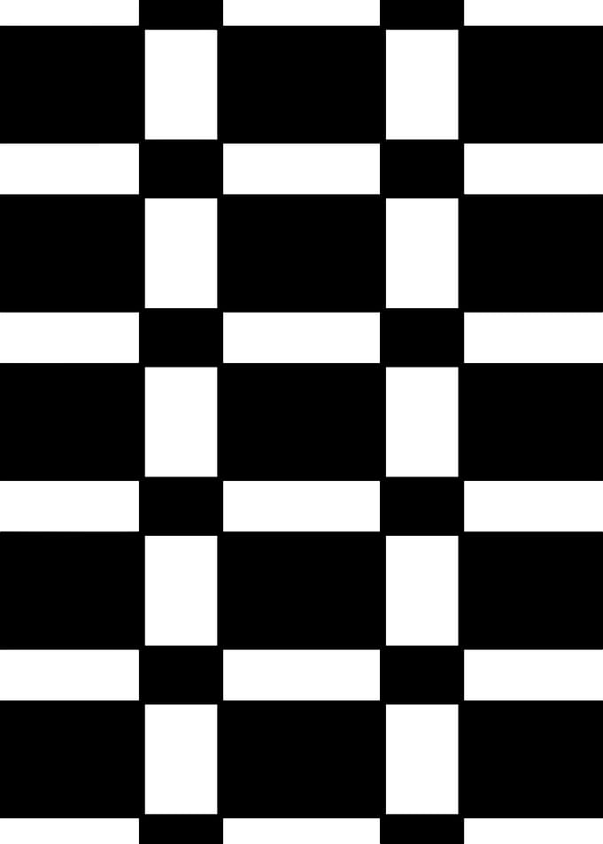 Black and White Geometric Pattern