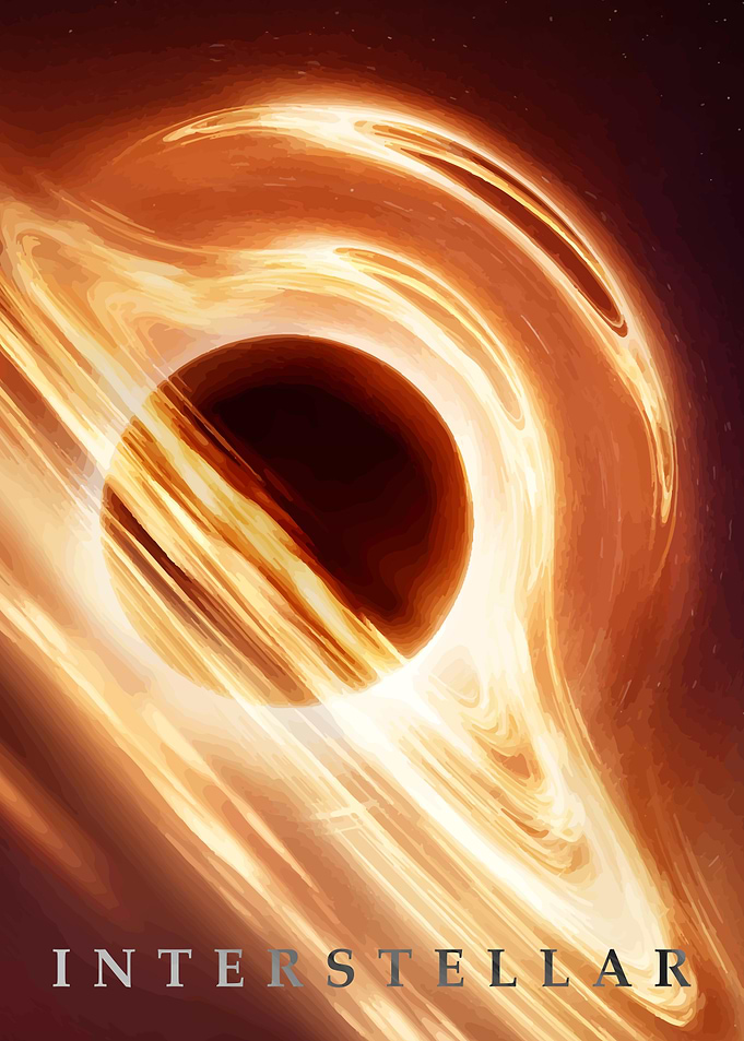 Interstellar Black Hole Artwork