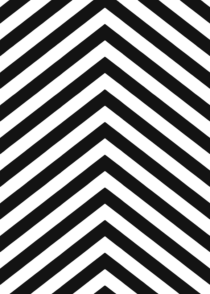 Black and White Chevron Pattern
