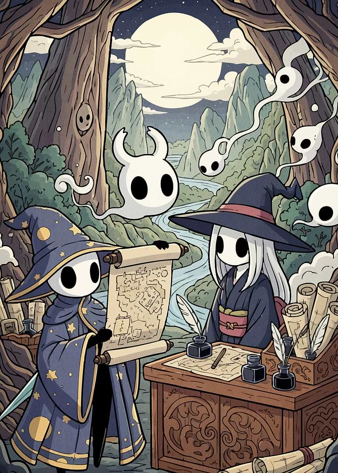 Hollow Knight Wizards Spirits
