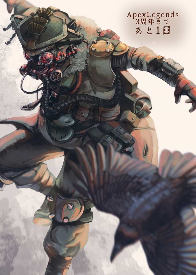 Apex Legends Bloodhound and Raven Artwork