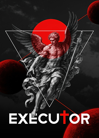 Executor Angel with Sword and Red Accents