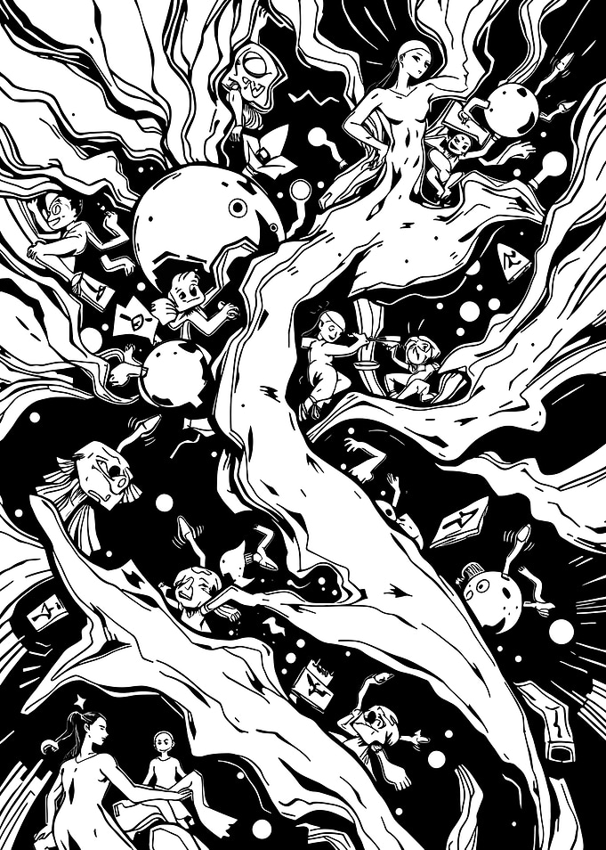 Manga Surreal Dreamscape
